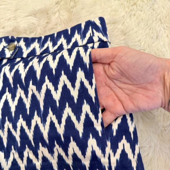 J. Crew Zigzag Ikat Stretch Chino Shorts 6 - Picture 11 of 12